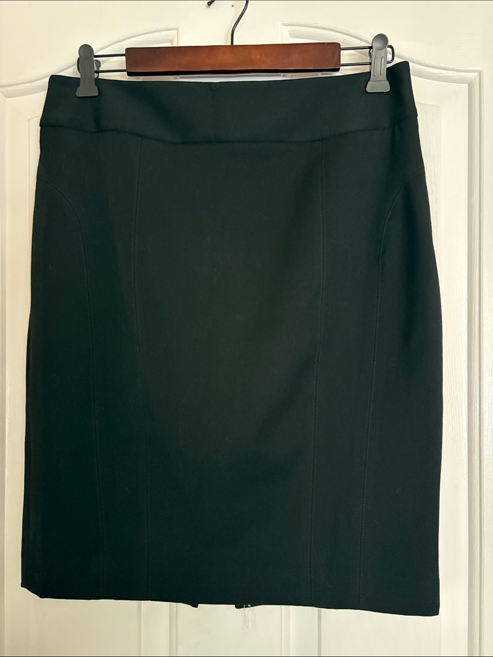 Express Black Pencil Skirt with Panel Seams